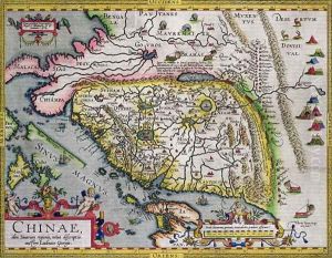 The first western atlas map of China