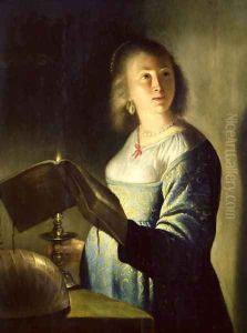 Young Woman with a Candle