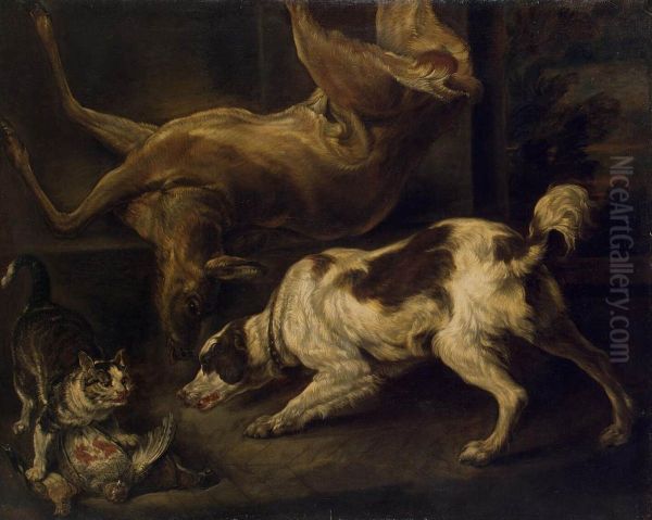 Deer, Dog and Cat - view 1