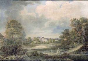 View of Safslaholm Castle in Sweden by Johan Fredrik Julin