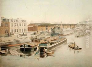 The Canal Saint Martin by Jozefowicz