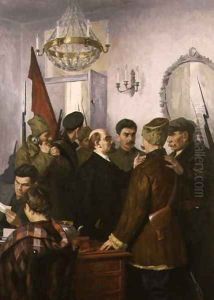 Lenin and Stalin by Masolat Joganszon