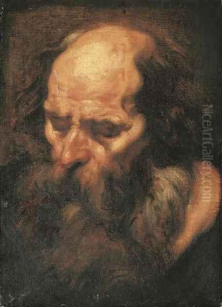 The head of a bearded man - view 1