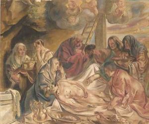 The Deposition by Jacob Jordaens