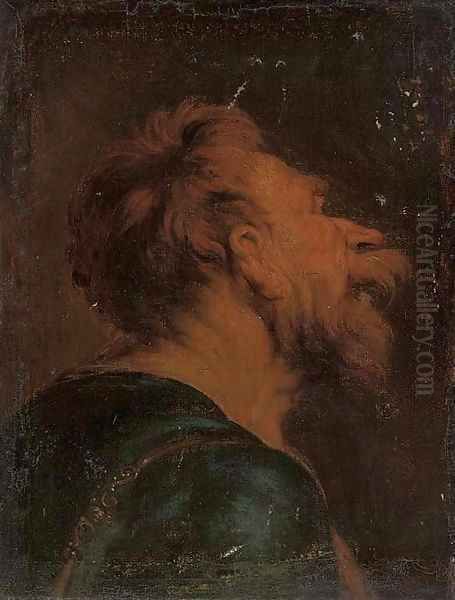 The head of a bearded man a study - view 1