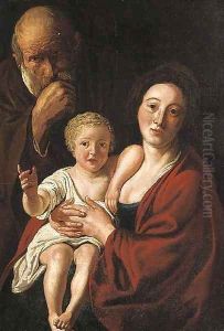 The Holy Family by Jacob Jordaens