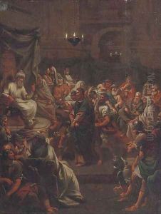 Christ before Pontius Pilate by Jean-baptiste Jouvenet