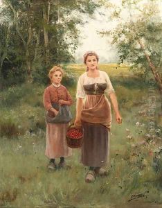 The berry pickers by Jose Maria Jardines