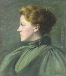 Portrait of a Woman in Profile