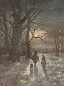 The end of the day by Pieter Hendrik Lodewijk Jonxis