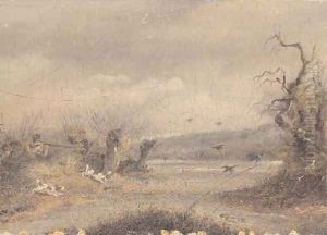 The duck shoot by Samuel John Egbert Jones