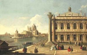 The Piazzetta di San Marco, Venice, with the Libreria