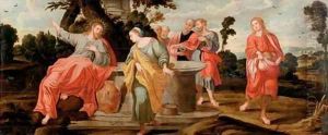 Christ and the Woman of Samaria by Hans III Jordaens