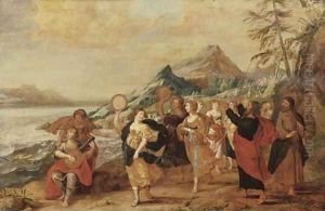 The Dance of Miriam by Hans III Jordaens