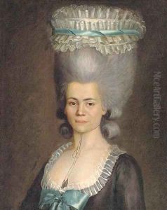 Portrait of a lady by Jens Juel