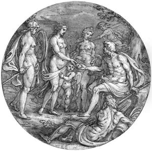 The Judgment of Paris by Peter De Jode
