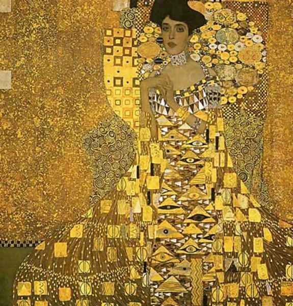 Portrait Of Adele Bloch Bauer I by Gustav Klimt