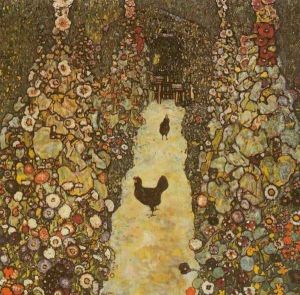 Garden Path With Chicken