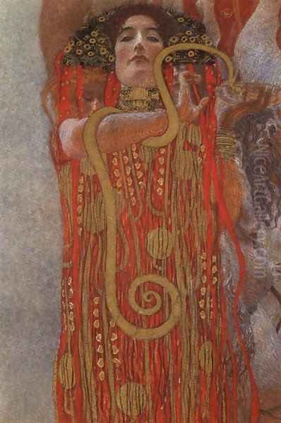 Hygieia, detail from Medicine - view 1