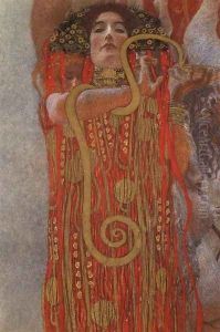 Hygieia, detail from Medicine