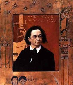 Portrait Of The Pianist And Piano Teacher Joseph Pembauer