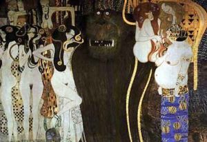 The Hostile Powers by Gustav Klimt