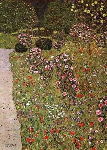 Fruit Garden With Roses by Gustav Klimt