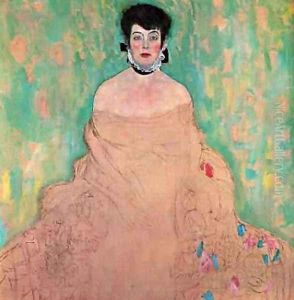 Portrait Of Amalie Zuckerkandl (unfinished) by Gustav Klimt