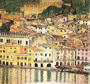 Malcesine on Lake Garda 1913 by Gustav Klimt