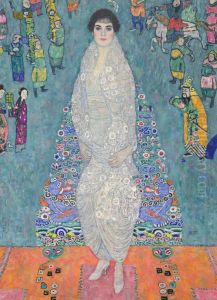 Portrait Of Baroness Elisabeth Bacchofen Echt by Gustav Klimt