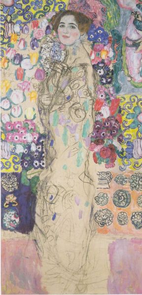 Portrait of a Lady (unfinished) 1917-18 - view 1