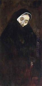 Old Woman by Gustav Klimt