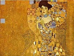 Adele Bloch-Bauer Detail 1907 by Gustav Klimt