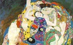 Junge Frau by Gustav Klimt