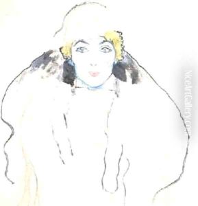 The Dancer 1916-1918 by Gustav Klimt