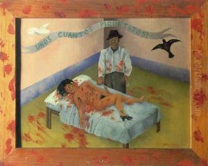 A Few Small Nips by Frida Kahlo