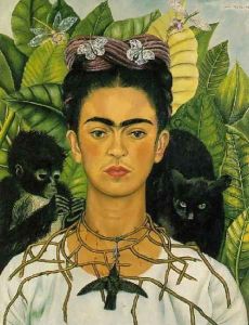 Self Portrait With Monkeys 1940