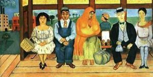 El Autobus by Frida Kahlo