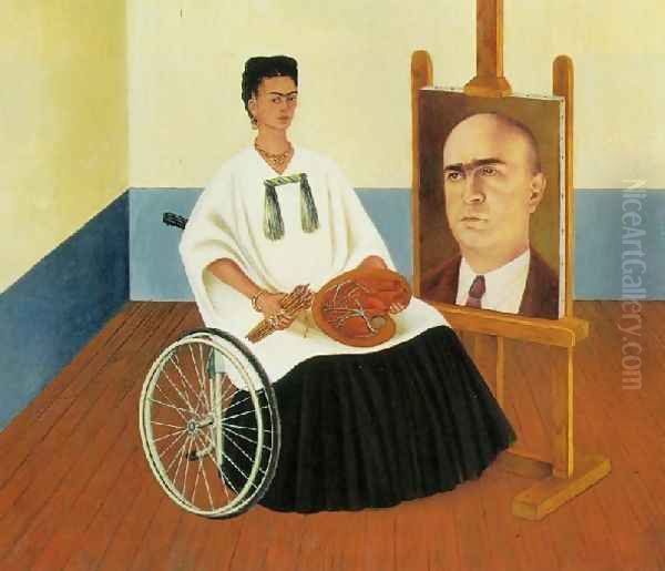 Self Portrait With The Portrait Of Doctor Farill - view 1
