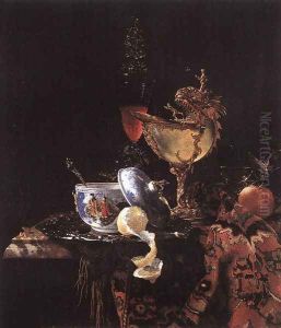 Still-Life with a Nautilus Cup 1662 by Willem Kalf