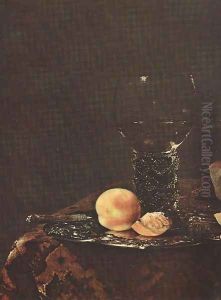 Still-life (detail) 1650s by Willem Kalf