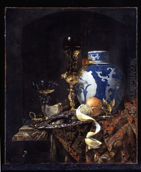 Still Life With A Late Ming Ginger Jar 1669 - view 1