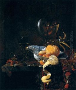 Still-Life with Porcelain and a Nautilus Cup by Willem Kalf