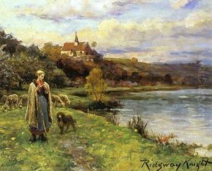 Woman by the Water by Daniel Ridgway Knight