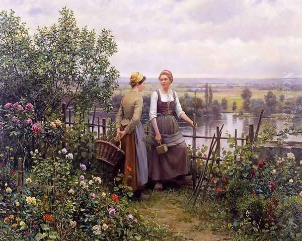 Maria And Madeleine On The Terrace - view 1
