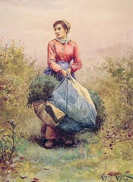 Gathering Leaves - view 1