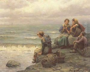 Awaiting the Return of the Fishing Fleet by Daniel Ridgway Knight