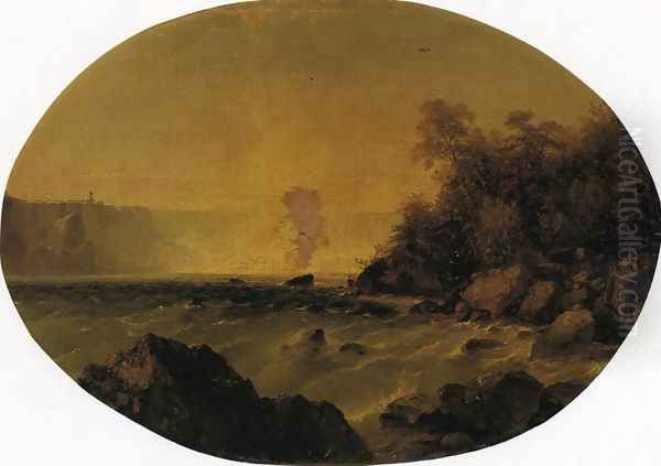 A View of Niagara Falls - view 1