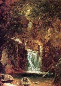 Cascade near Lake George by John Frederick Kensett