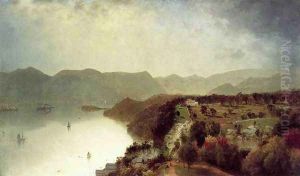 View from Cozzens Hotel near West Point by John Frederick Kensett